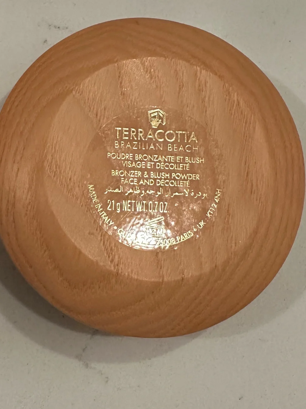 Guerlain Terracotta LE Brazilian Beach blush/bronzer Wooden compact NEW no box - Picture 3 of 3